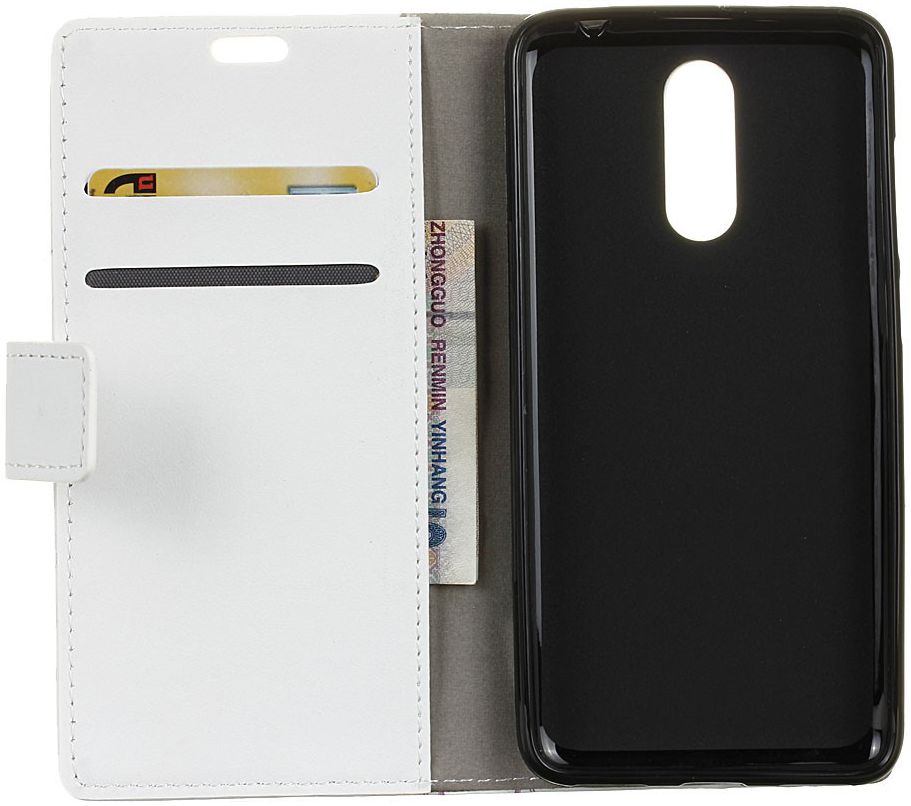 Nokia 7.1 Portemonnee Hoesje met Print Vlinder & Bloem afbeelding 2
