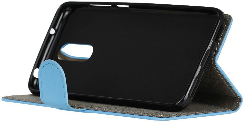 Nokia 7.1 Wallet Flip Case Blauw afbeelding 5