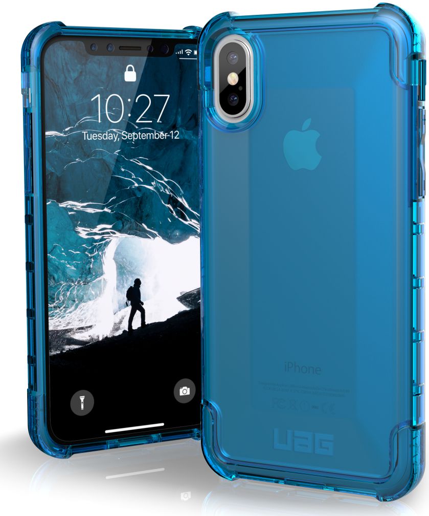 Urban Armor Gear Plyo Hoesje Apple iPhone XS/X Blauw afbeelding 2