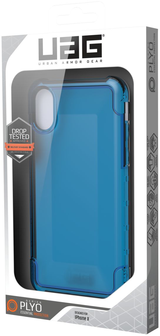 Urban Armor Gear Plyo Hoesje Apple iPhone XS/X Blauw afbeelding 17