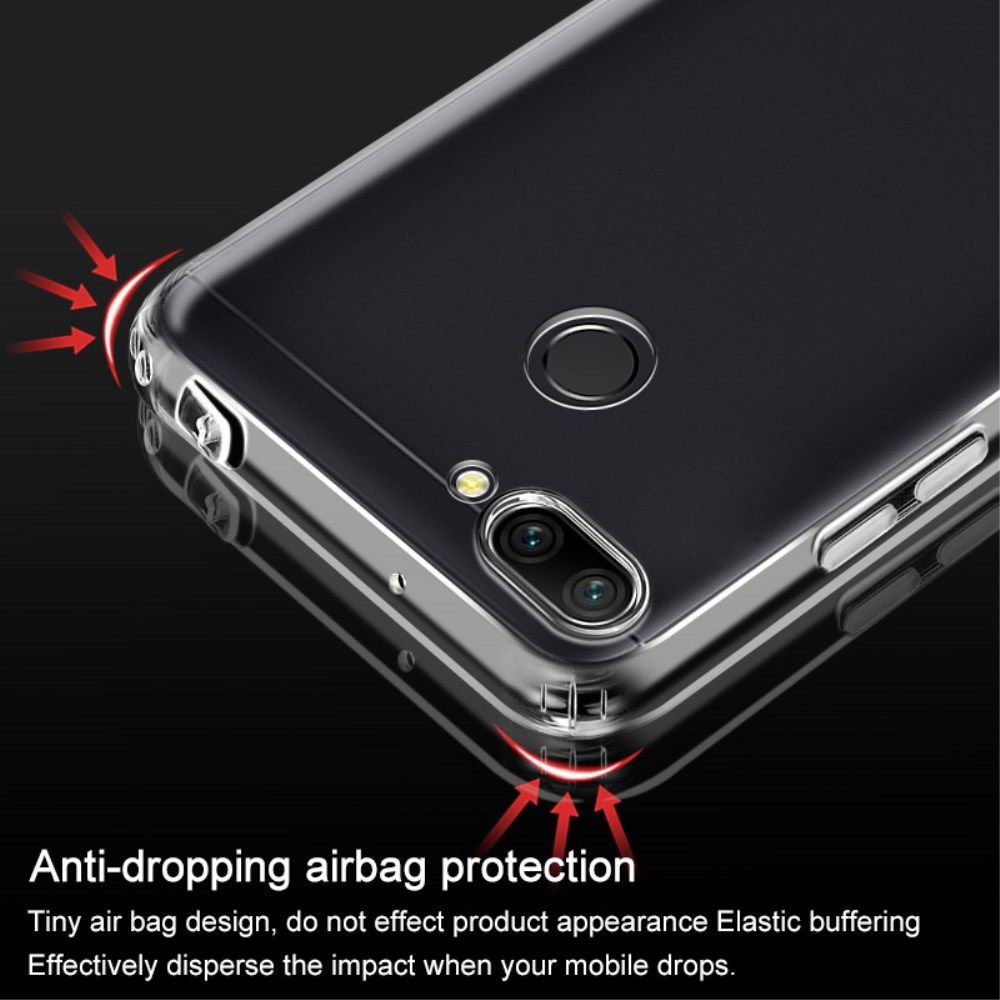 IMAK Xiaomi Redmi 6 Hoesje TPU met Screenprotector Transparant afbeelding 11