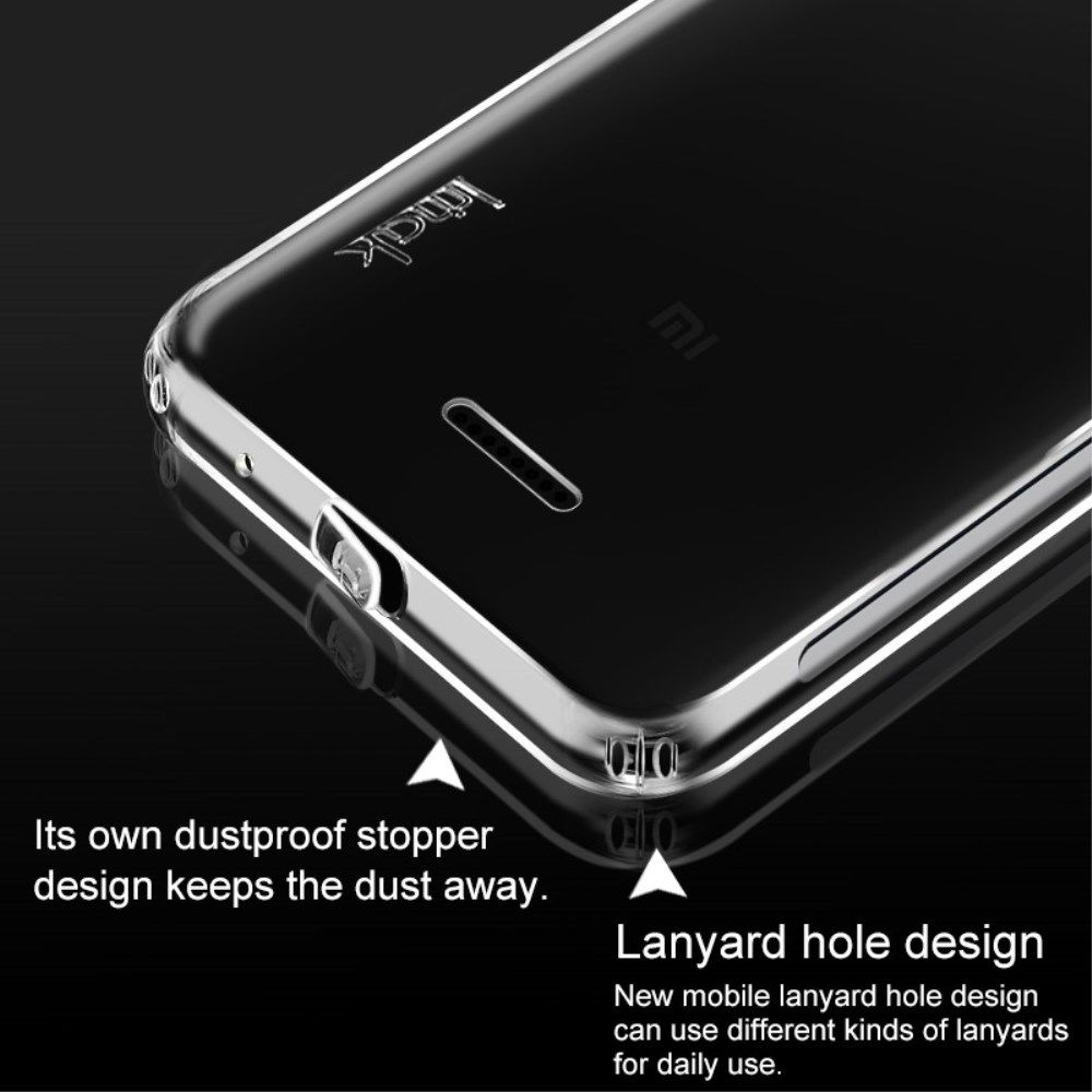 IMAK Xiaomi Redmi 6 Hoesje TPU met Screenprotector Transparant afbeelding 13