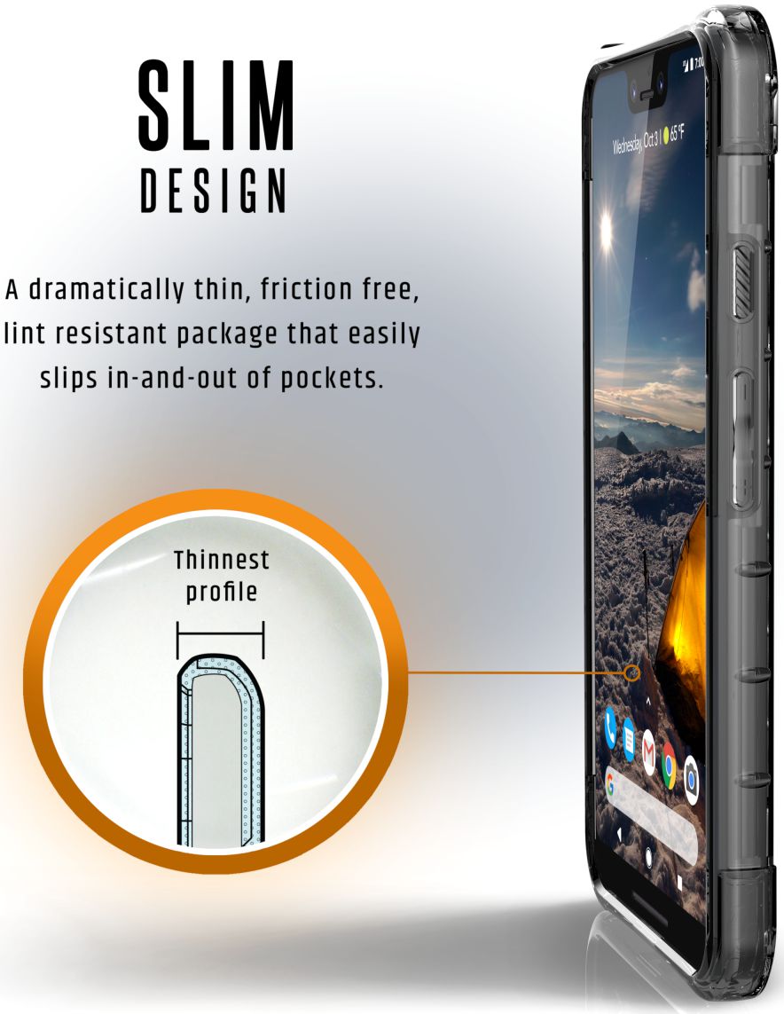 Urban Armor Gear Plyo Hoesje Google Pixel 3 XL Ice afbeelding 6