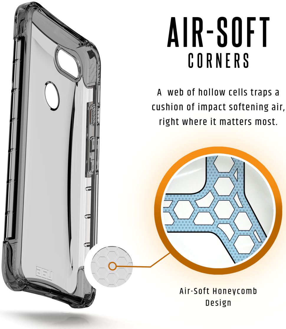 Urban Armor Gear Plyo Hoesje Google Pixel 3 XL Ice afbeelding 7