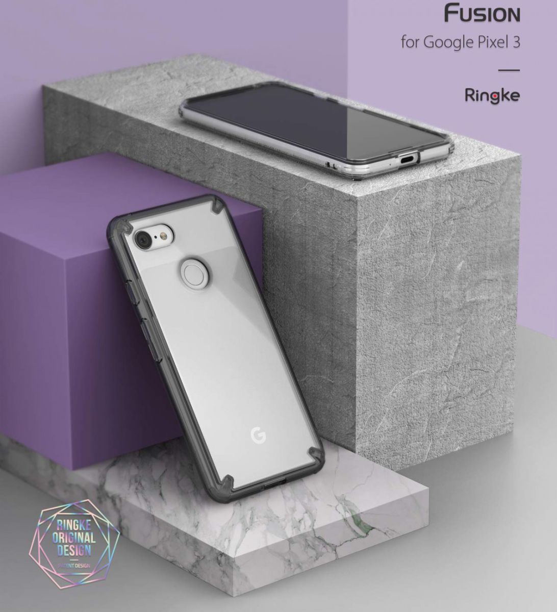 Ringke Fusion Google Pixel 3 Hoesje Doorzichtig Crystal View afbeelding 5