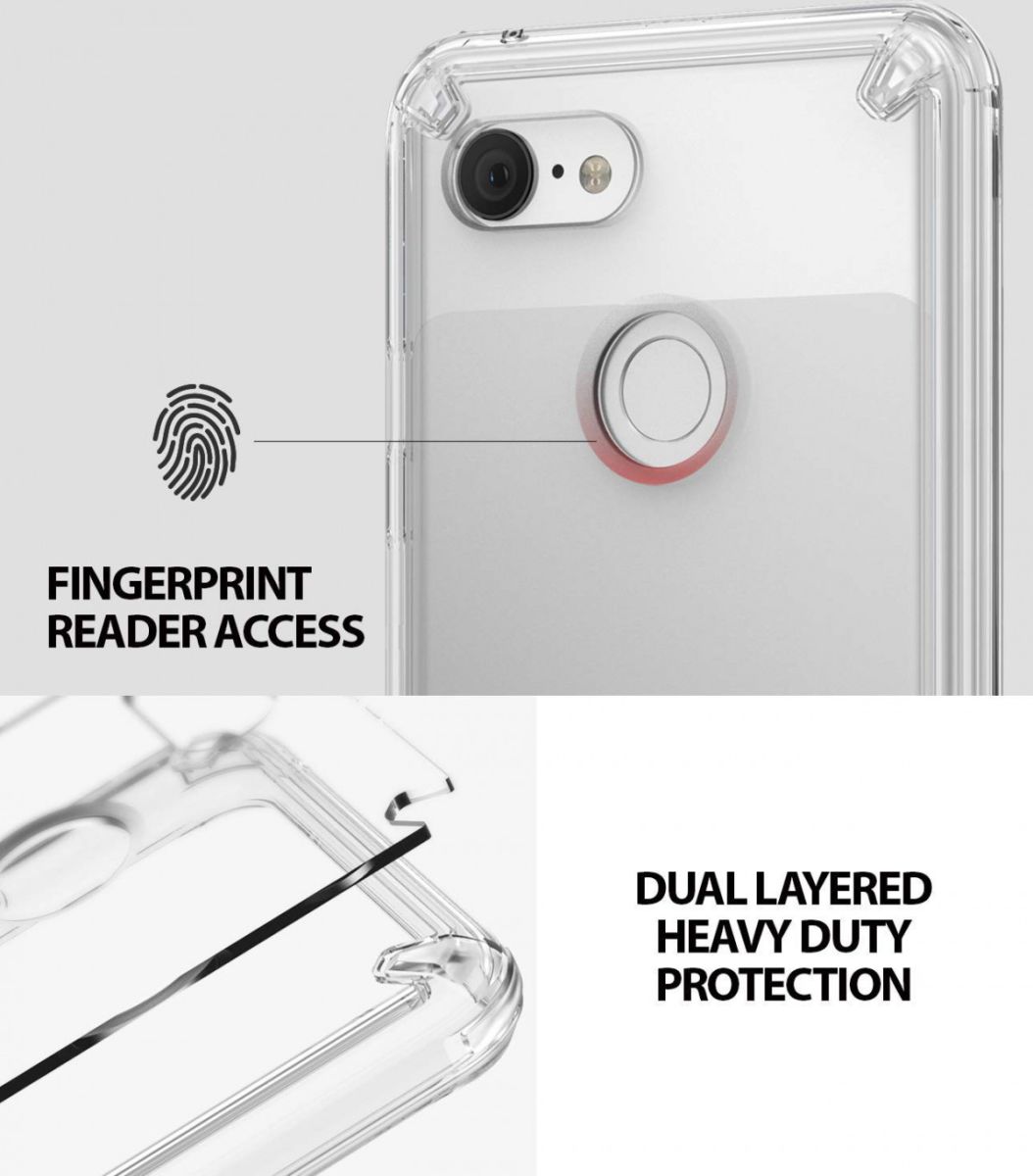 Ringke Fusion Google Pixel 3 Hoesje Doorzichtig Crystal View afbeelding 7