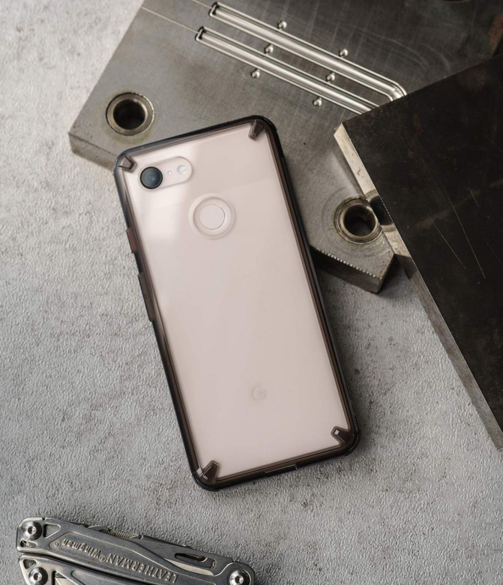 Ringke Fusion Google Pixel 3 Hoesje Doorzichtig Smoke Black afbeelding 6