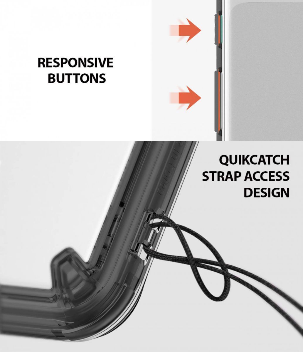 Ringke Fusion Google Pixel 3 Hoesje Doorzichtig Smoke Black afbeelding 8