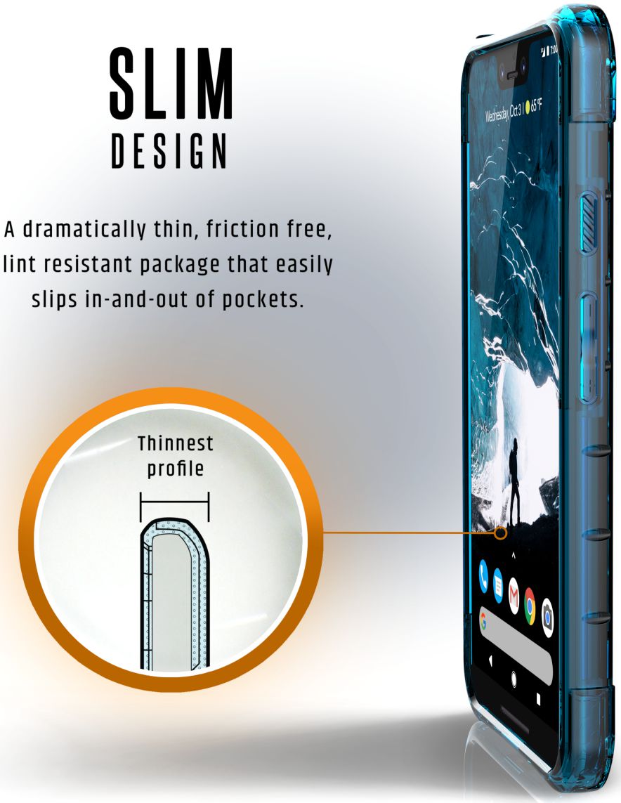 Urban Armor Gear Plyo Hoesje Google Pixel 3 XL Glacier afbeelding 6