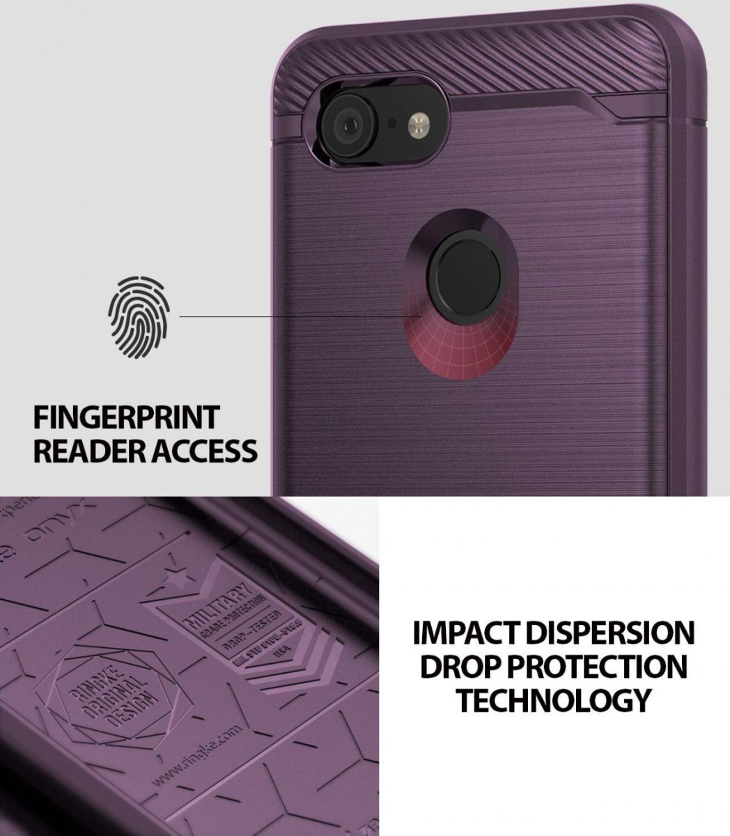 Ringke Onyx Google Pixel 3 Hoesje Paars afbeelding 6