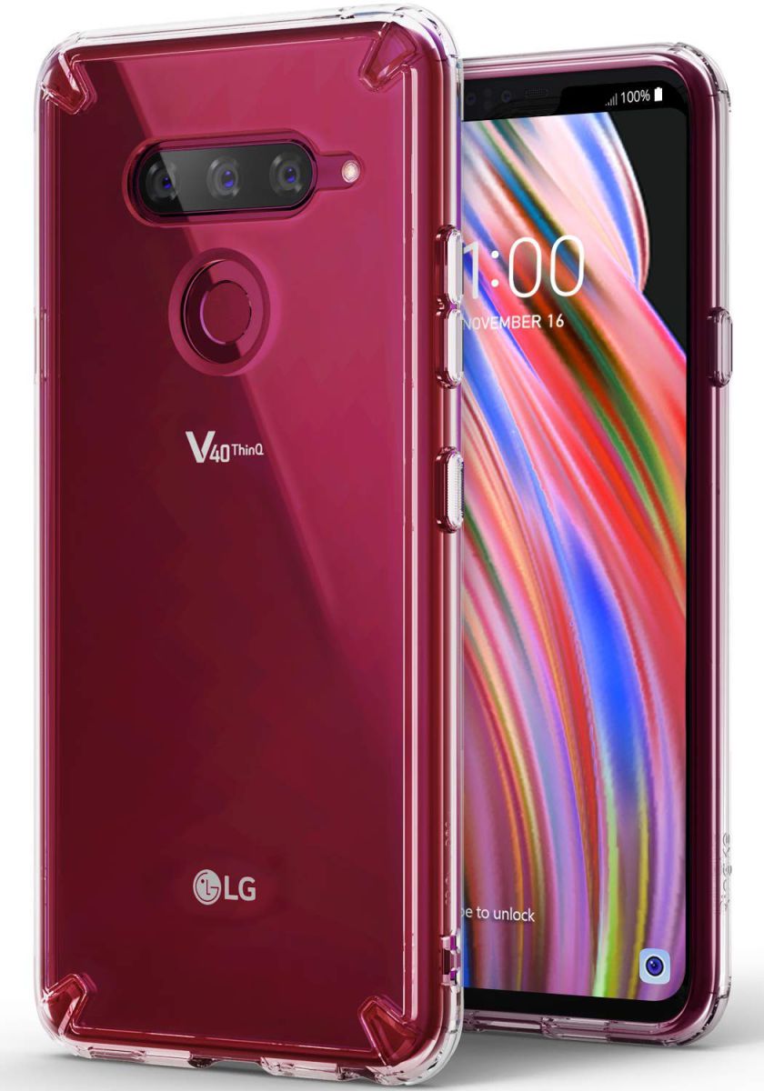 Ringke Fusion LG V40 ThinQ Hoesje Doorzichtig Crystal View afbeelding 1