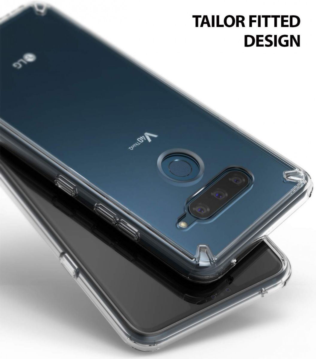 Ringke Fusion LG V40 ThinQ Hoesje Doorzichtig Crystal View afbeelding 5