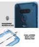 Ringke Fusion LG V40 ThinQ Hoesje Doorzichtig Aqua Blue