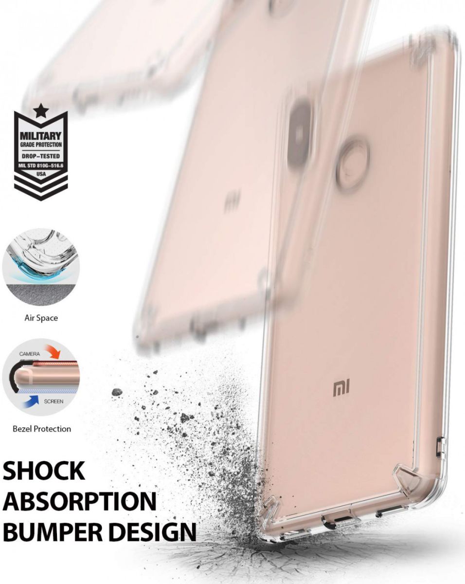 Ringke Fusion Xiaomi Mi Max 3 Hoesje Doorzichtig Crystal View afbeelding 2