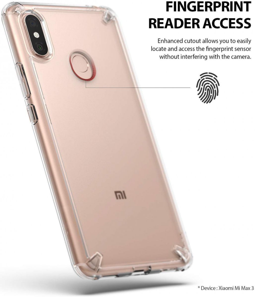 Ringke Fusion Xiaomi Mi Max 3 Hoesje Doorzichtig Crystal View afbeelding 4