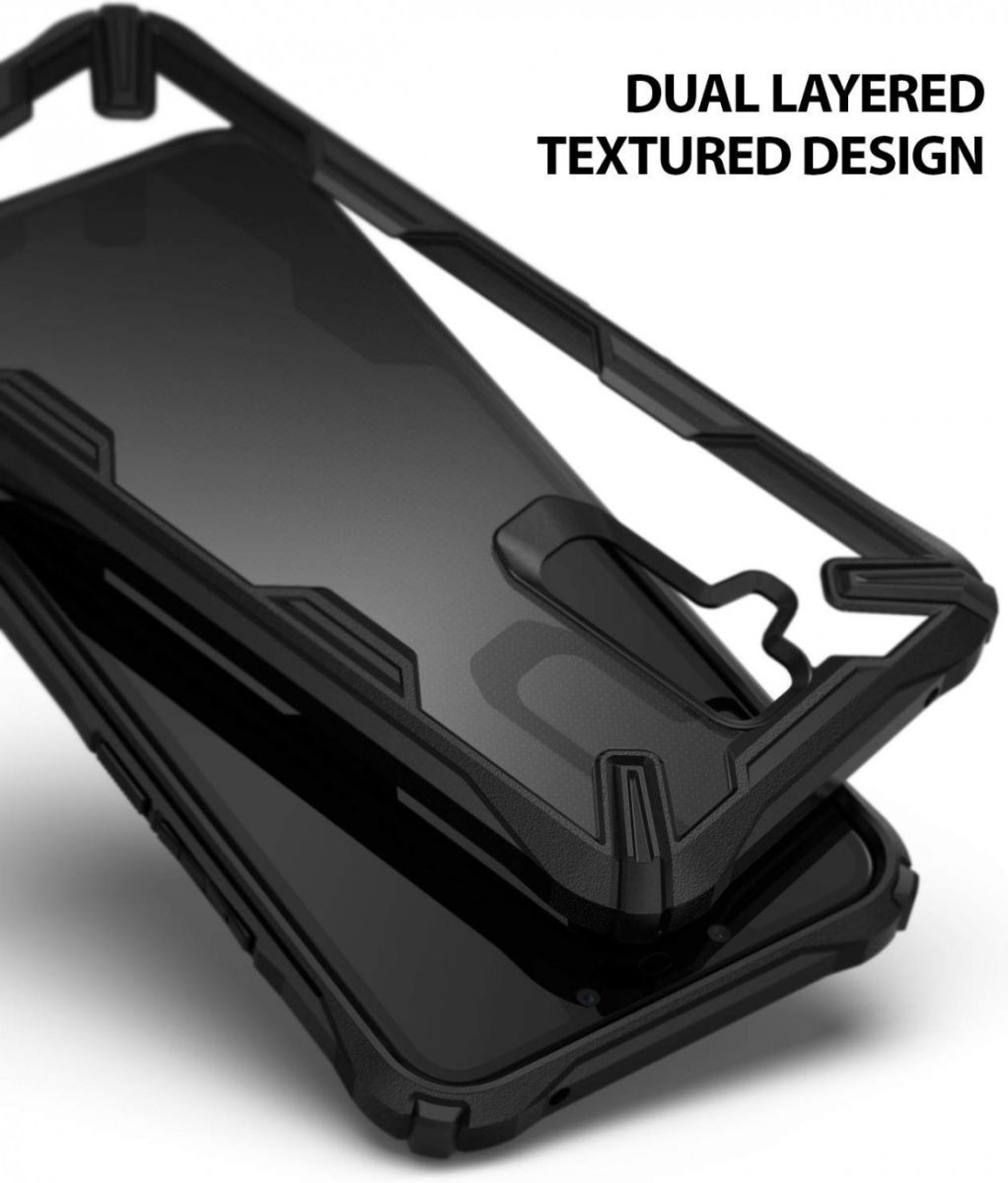 Ringke Fusion X Huawei Mate 20 Lite Hoesje Doorzichtig Zwart afbeelding 5