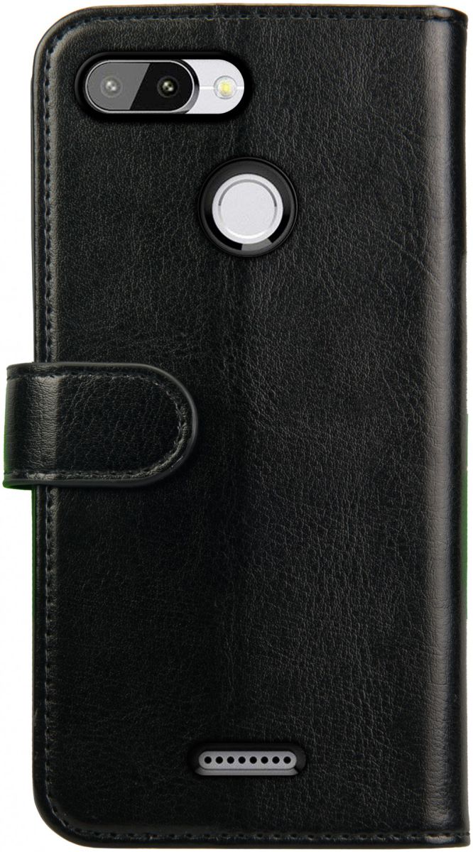 Rosso Element Xiaomi Redmi 6 Hoesje Book Cover Zwart afbeelding 2
