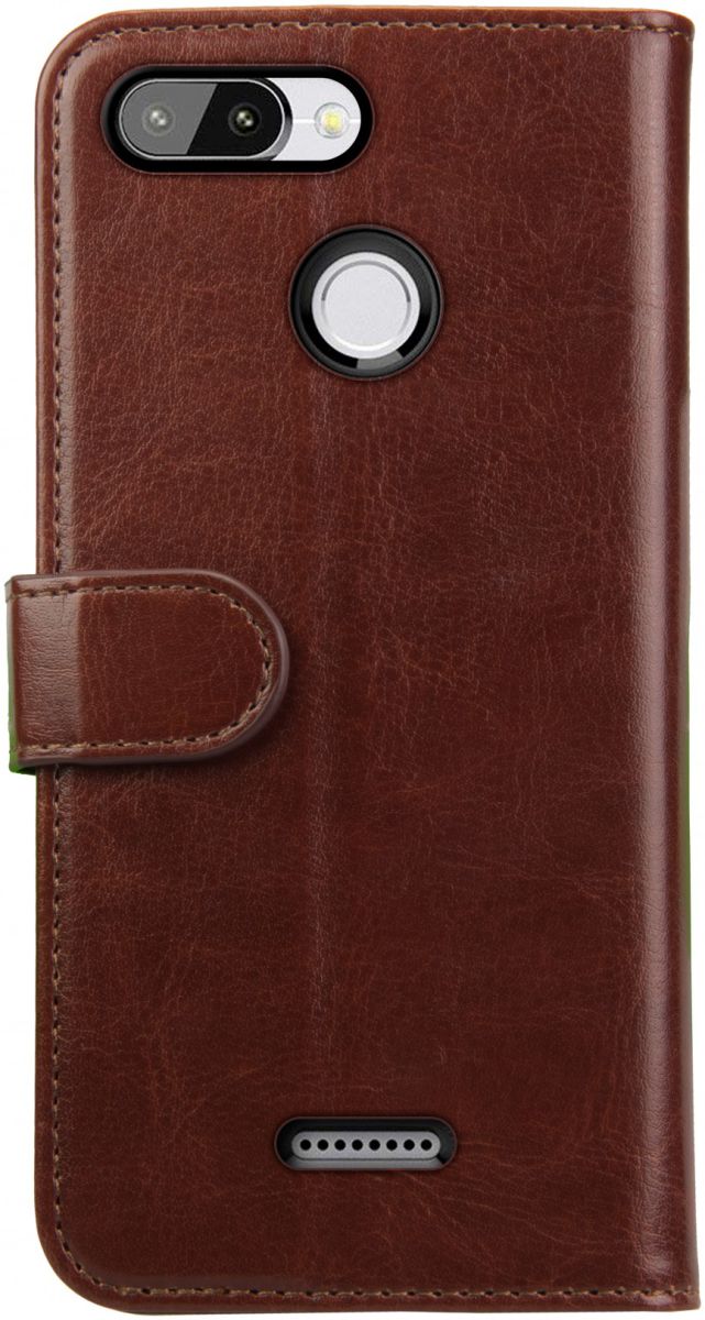 Rosso Element Xiaomi Redmi 6 Hoesje Book Cover Bruin afbeelding 5