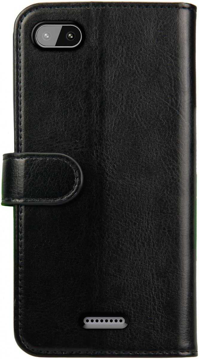 Rosso Element Xiaomi Redmi 6A Hoesje Book Cover Zwart afbeelding 4