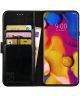 Rosso Element LG V40 ThinQ Hoesje Book Cover Zwart