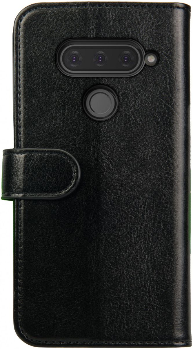 Rosso Element LG V40 ThinQ Hoesje Book Cover Zwart afbeelding 2