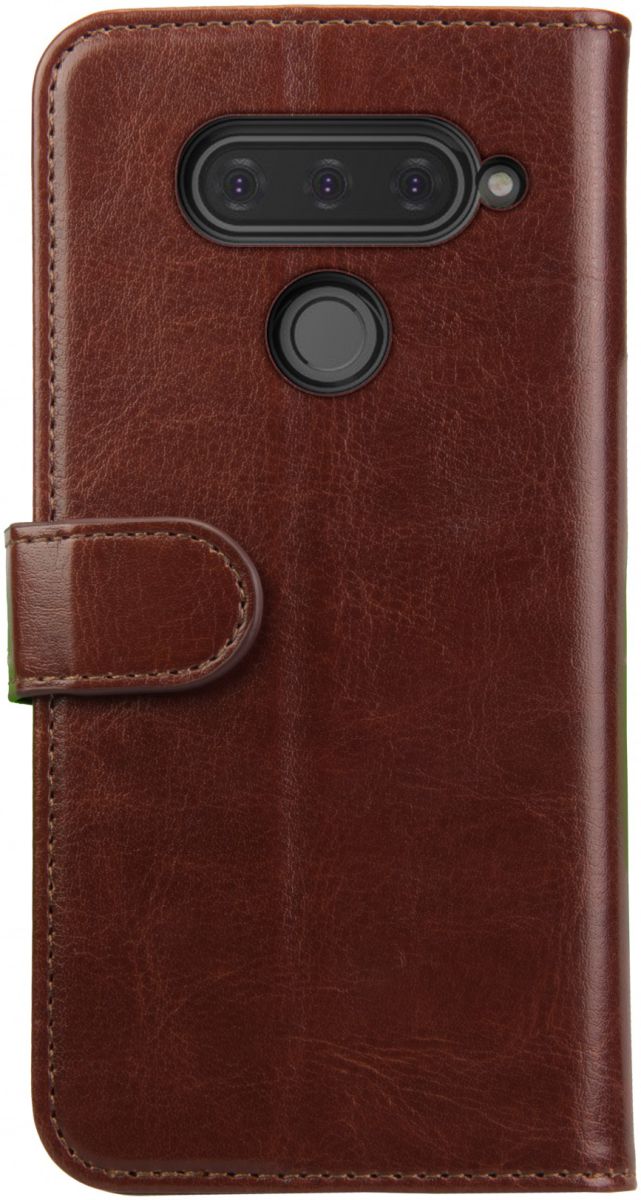 Rosso Element LG V40 ThinQ Hoesje Book Cover Bruin afbeelding 5