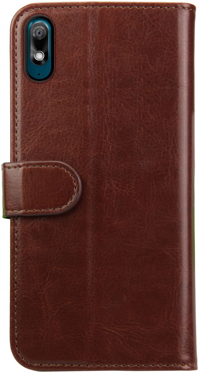 Rosso Element Wiko View 2 Go Hoesje Book Cover Bruin afbeelding 4