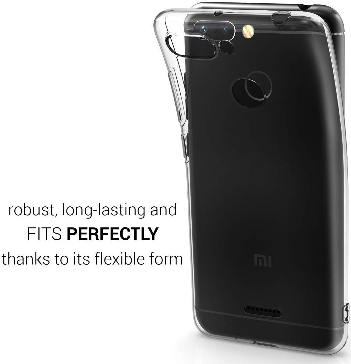 Xiaomi Redmi 6 Hoesje Dun TPU Transparant afbeelding 2