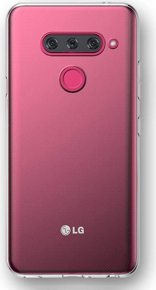 LG V40 ThinQ Hoesje Dun TPU Transparant afbeelding 5