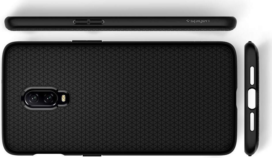 Spigen Liquid Air Back Cover Hoesje OnePlus 6T Zwart afbeelding 7