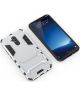 Huawei Mate 20 Lite Hybride Kickstand Hoesje Zilver