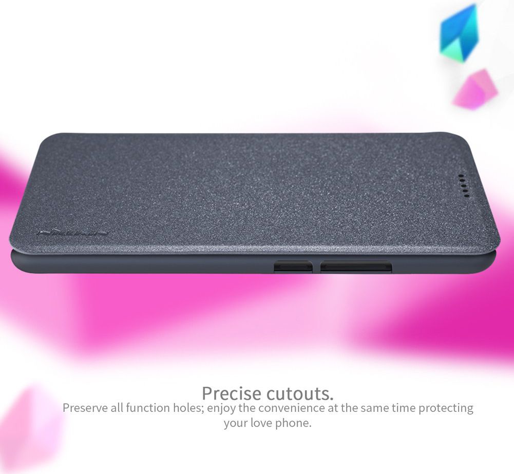 Nillkin Sparkle Series Huawei Mate 20 Lite Flipcase Zwart afbeelding 8