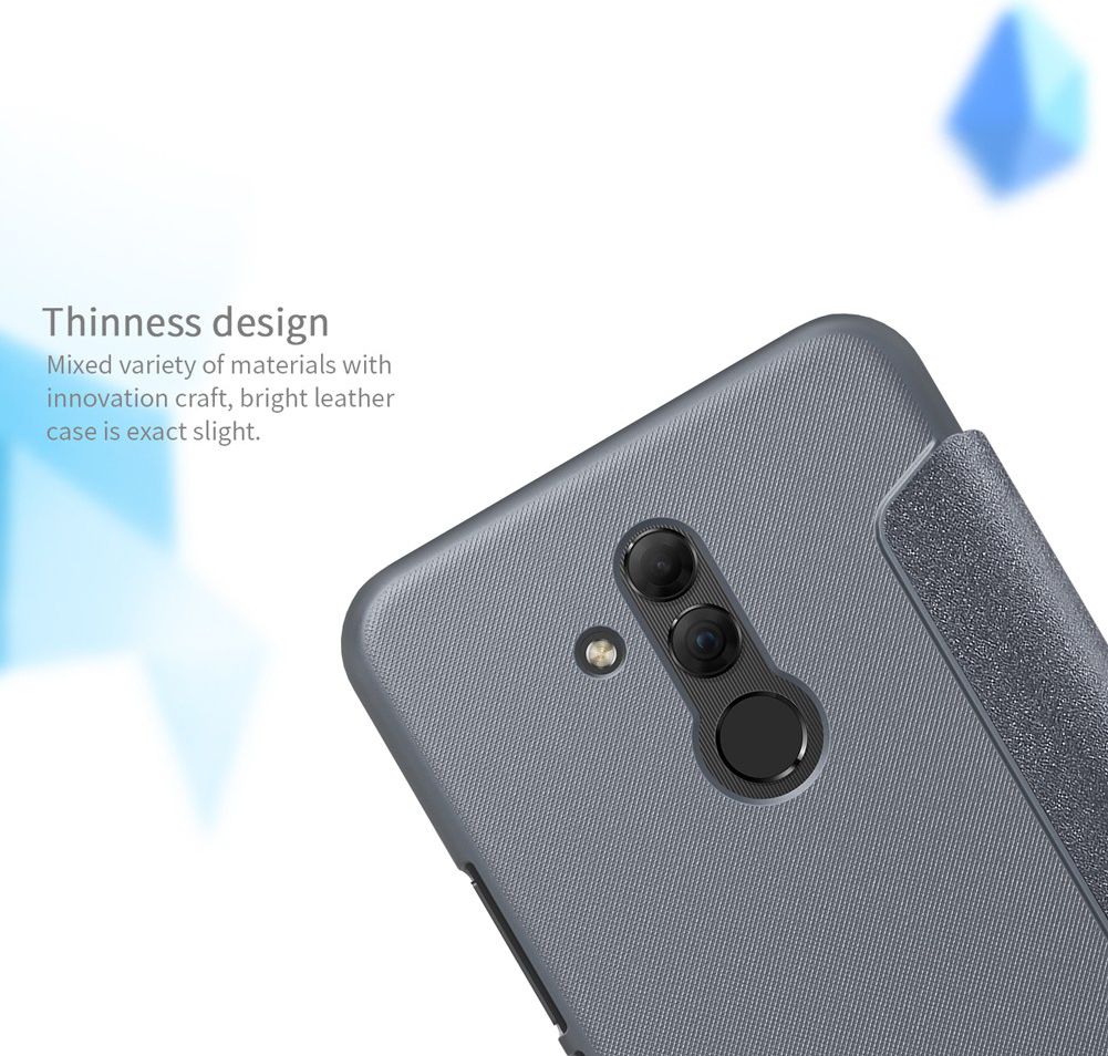Nillkin Sparkle Series Huawei Mate 20 Lite Flipcase Zwart afbeelding 9