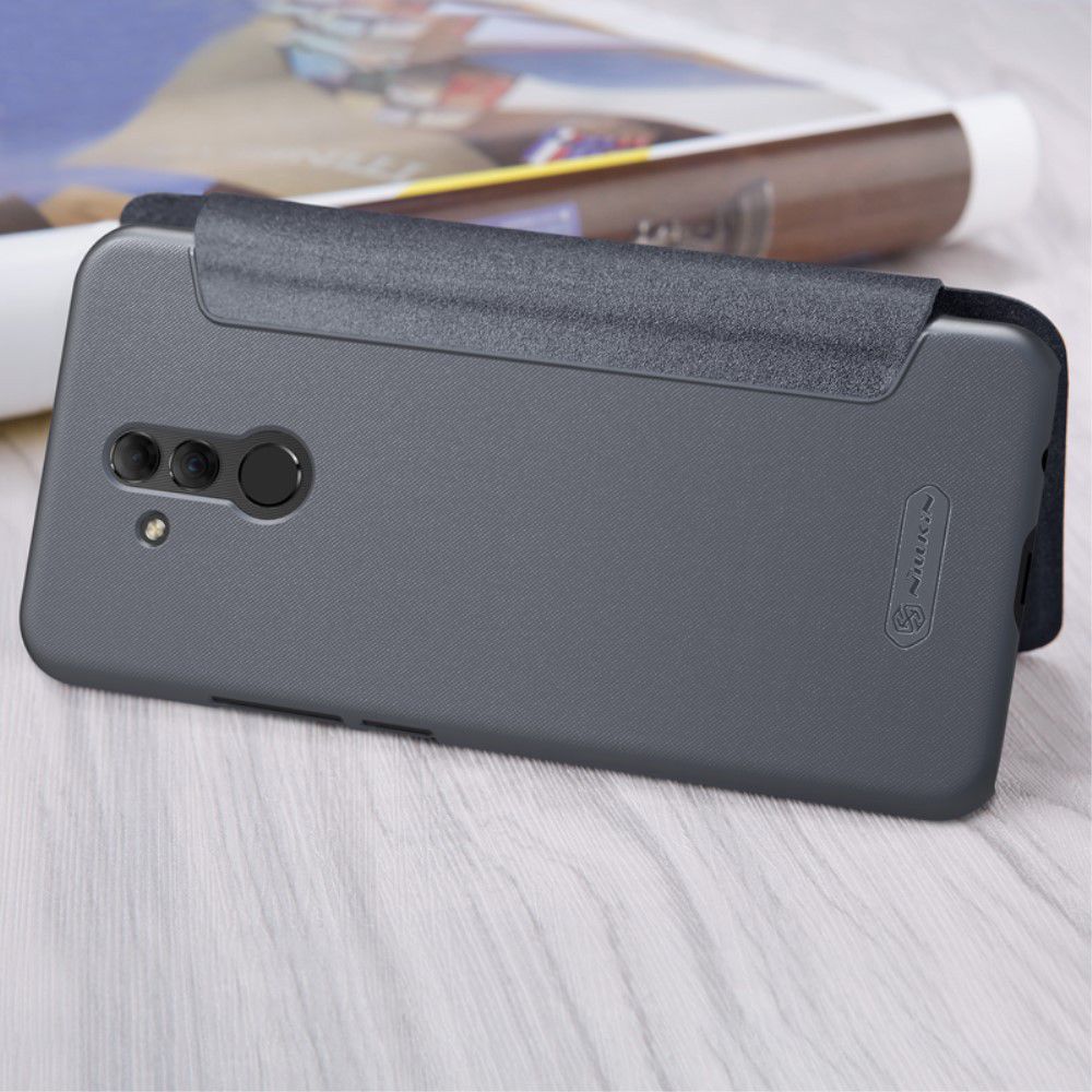 Nillkin Sparkle Series Huawei Mate 20 Lite Flipcase Zwart afbeelding 5