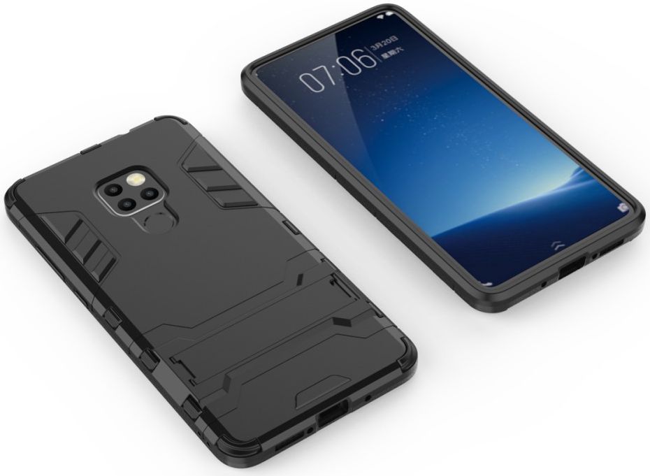 Huawei Mate 20 Hybride Kickstand Hoesje Zwart afbeelding 5