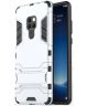 Huawei Mate 20 Hybride Kickstand Hoesje Zilver