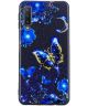 Samsung Galaxy A7 (2018) TPU Backcover Print Blauwe Vlinder