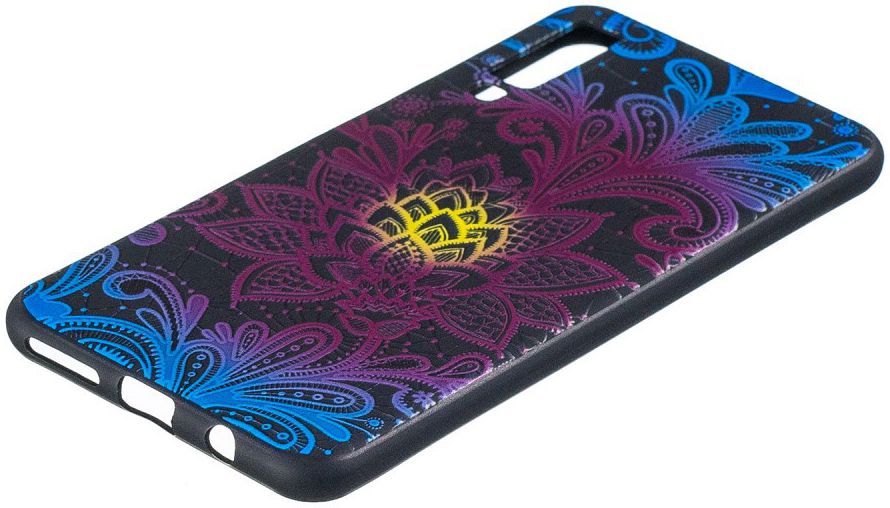 Samsung Galaxy A7 (2018) TPU Backcover Print Unique Flower afbeelding 3