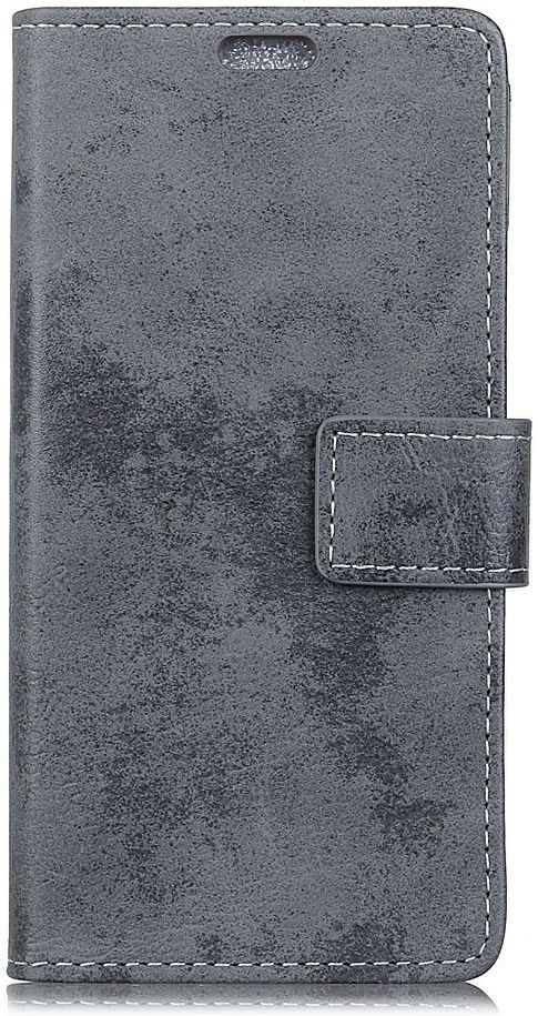 Huawei Mate 20 Vintage Portemonnee Hoesje Grijs afbeelding 1