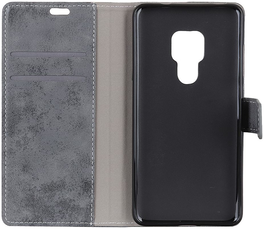 Huawei Mate 20 Vintage Portemonnee Hoesje Grijs afbeelding 2