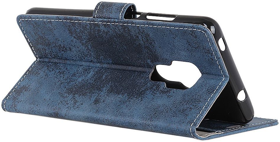Huawei Mate 20 Vintage Portemonnee Hoesje Blauw afbeelding 6