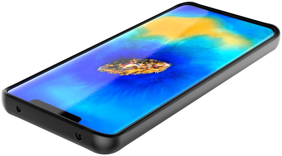 Huawei Mate 20 Pro Shockproof TPU Hardcase Zwart afbeelding 3