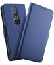 Nokia 7.1 Luxe Portemonnee Hoesje Blauw