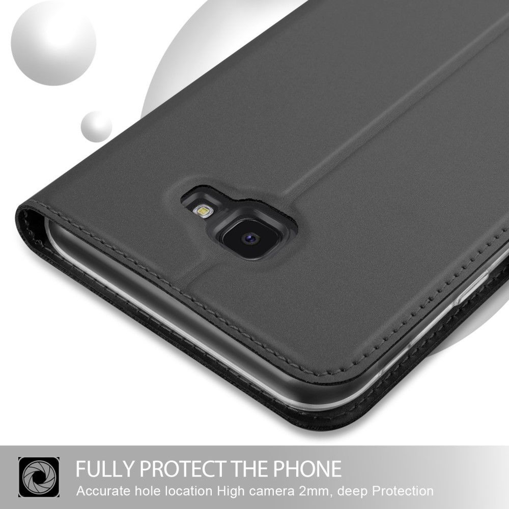 Samsung Galaxy J4 Plus Hoesje met Kaarthouder Zwart afbeelding 6