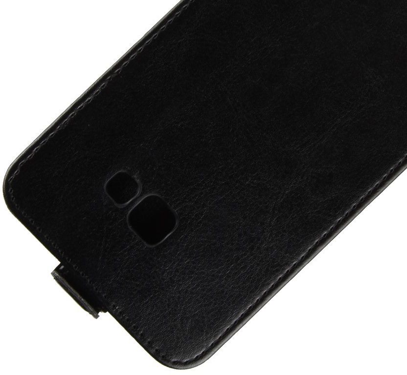 Samsung Galaxy J4 Plus Leren Verticale Fliphoesje Zwart afbeelding 5