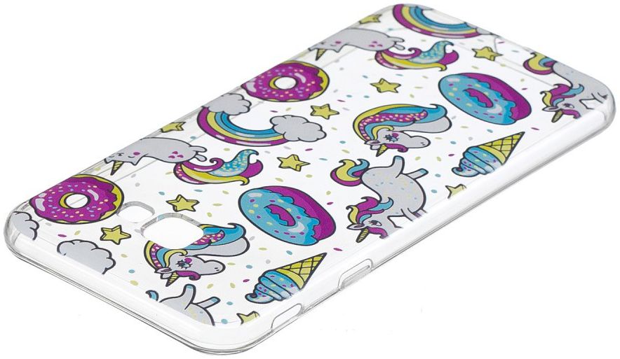 Samsung Galaxy J4 Plus TPU Hoesje Print Eenhoorn afbeelding 4