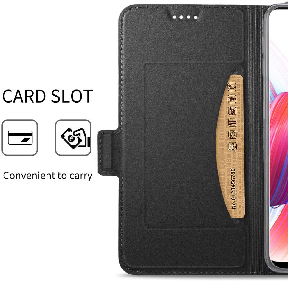 Samsung Galaxy J6 Plus Hoesje Kaarthouder Zwart afbeelding 3