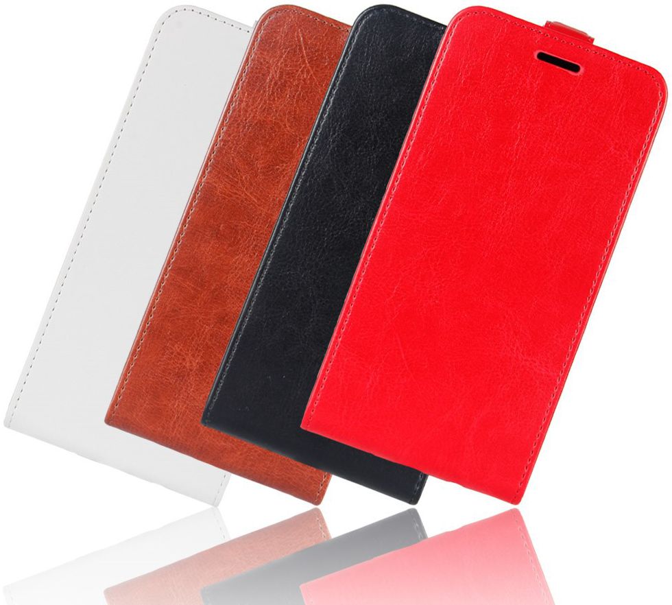 Samsung Galaxy J6 Plus Verticale Flipcase Zwart afbeelding 6