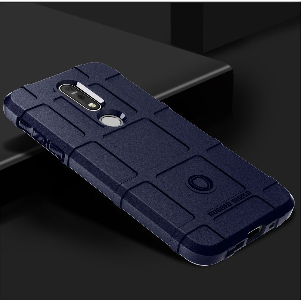 Nokia 7.1 Rugged TPU Hoesje Blauw afbeelding 2