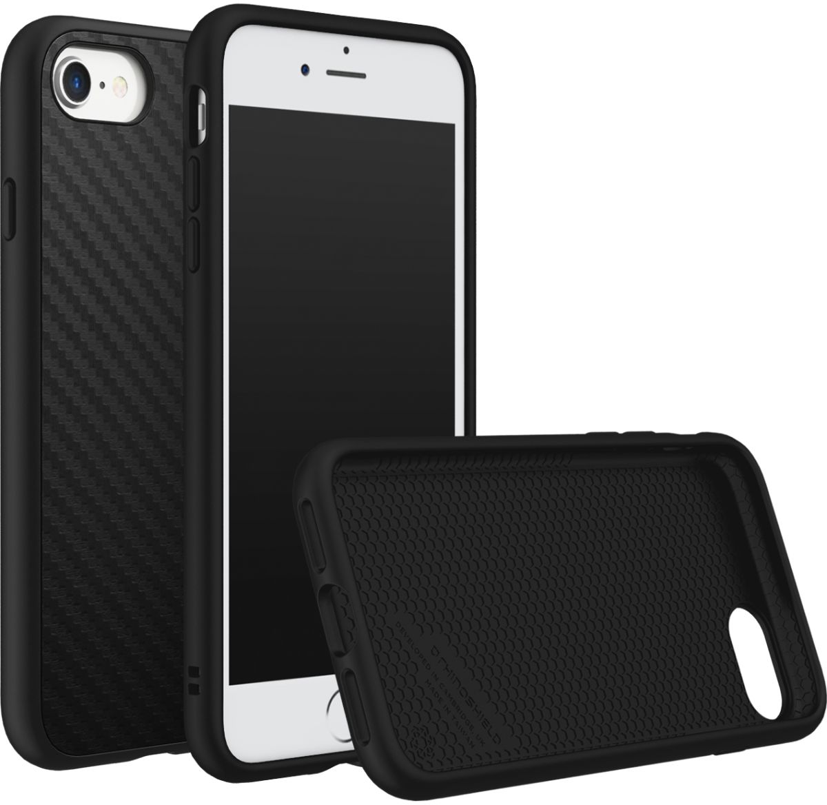 RhinoShield SolidSuit iPhone SE 2020 Hoesje Carbon Fiber afbeelding 9